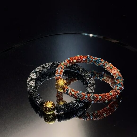 Handwoven Chinese Heritage Knot Bracelet – Hui Pattern Cord Bracelet - Picture 5 of 5